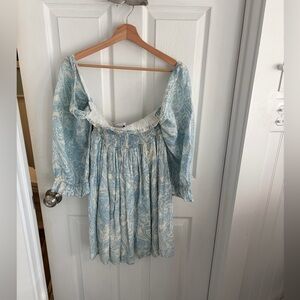 Faithfull The Brand Linen Mini Dress